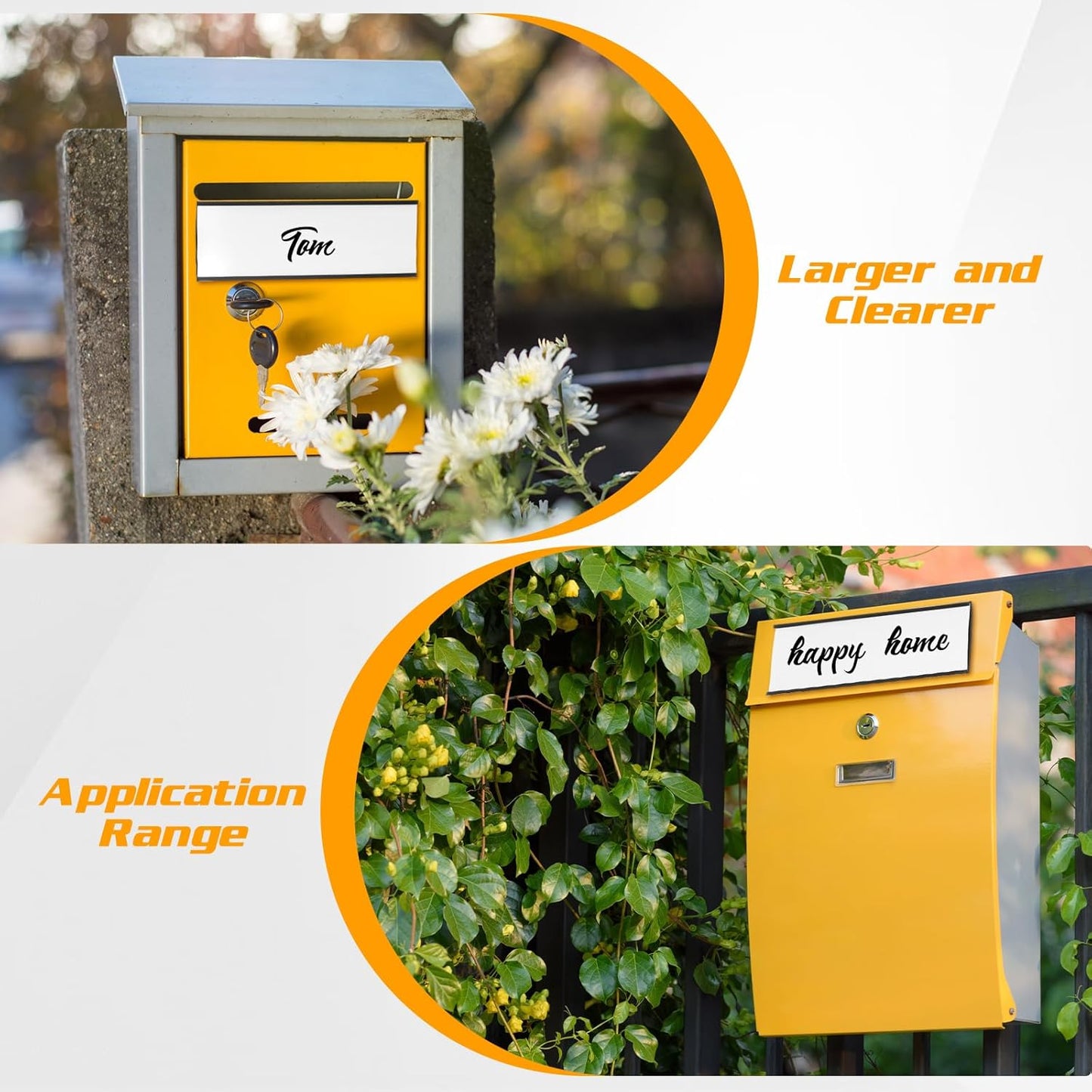 Gueevin 50 Pcs Magnetic C Channel Label Holders 3 x 8 Inch Label Holders Magnet Name Plate with Paper Inserts and Clear Plastic Protectors for File Cabinet Shelf Toolbox Drawer