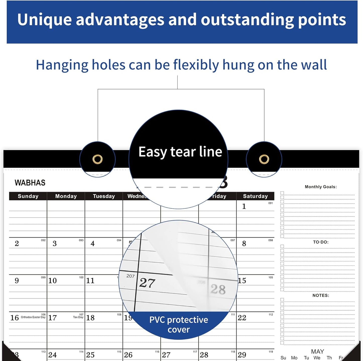 Desk Calendar 2025-2026,July 2025 to December 2026, Desk calendar 2025-2026 with to-do list,Calendar 2025 18 Months,17" x 12" for Home or Office.