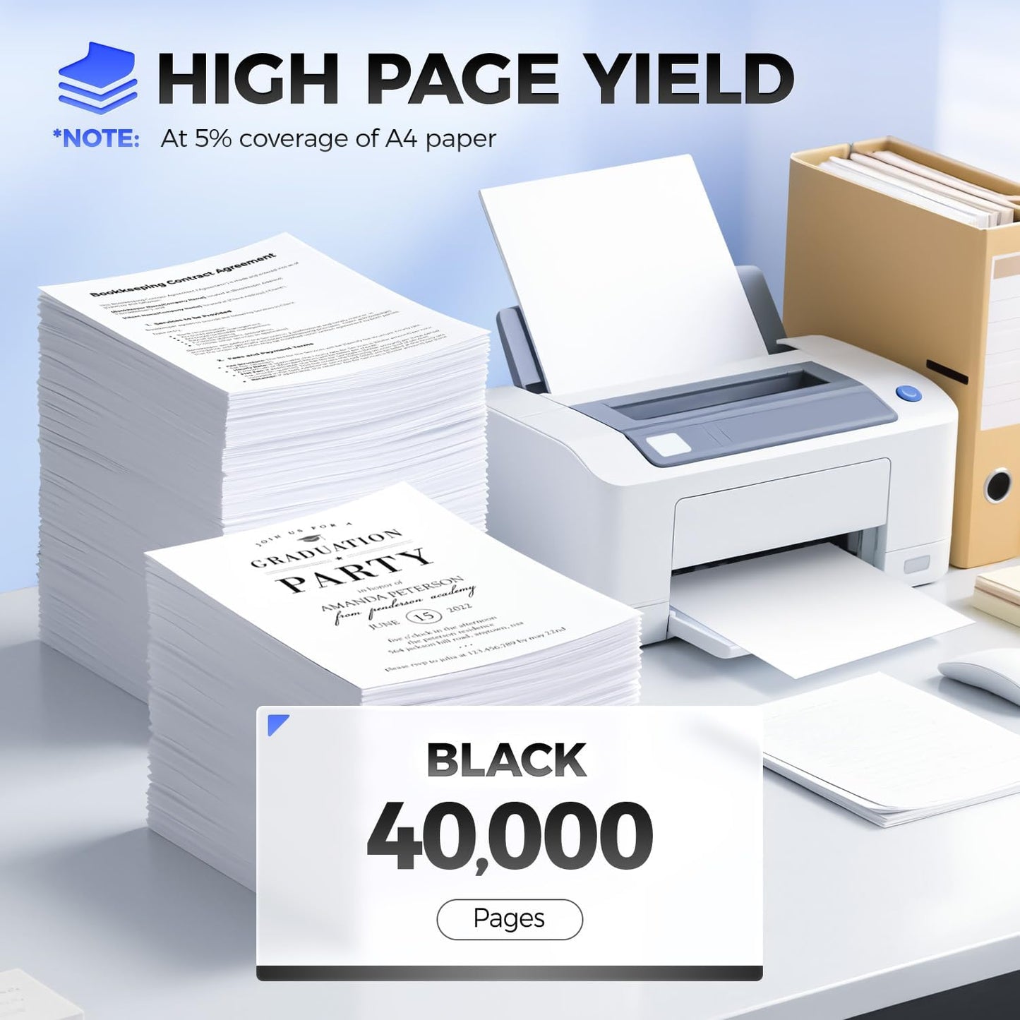 55B0ZA0 Imaging Unit (Not Toner) Replacement for 55B0ZA0 Drum Unit Compatible with Lexmark MS331dn MS431dn MX331adn MS431dw MX431adn MX431adw MX432adwe MB3442adw B3340dw B3442dw MB3442i Laser Printer
