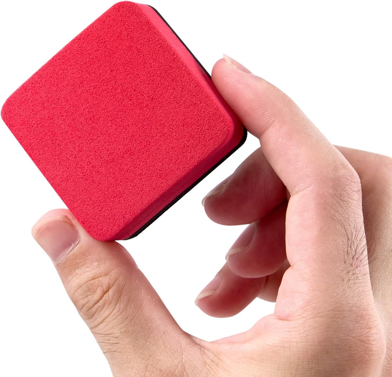 Dry Erase Erasers, Eeoyu 40 Pack Magnetic Whiteboard Dry Erasers Chalkboard Cleaner Wiper for Kids and Classroom Teacher Supplies Home and Office, 8 Color