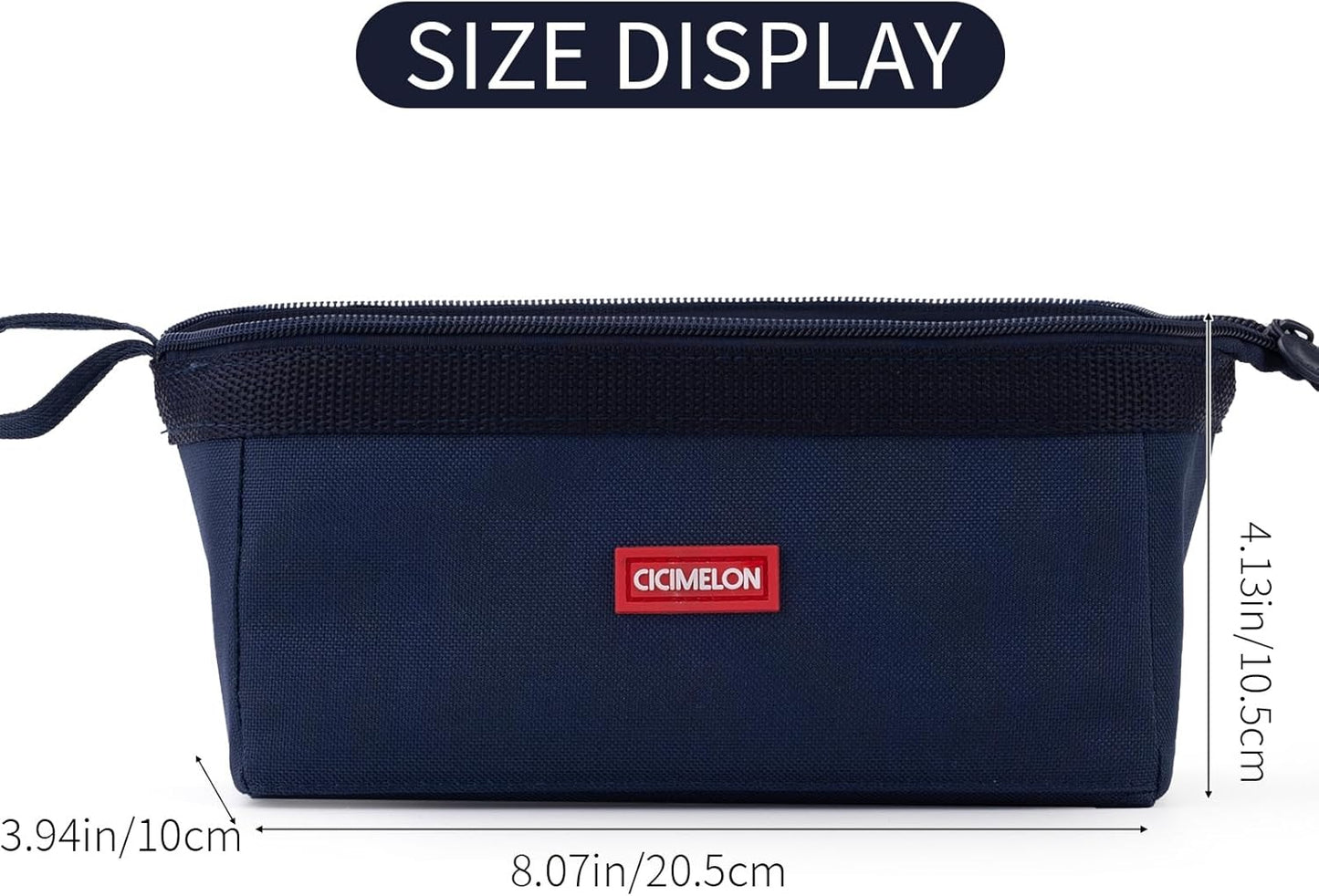 CICIMELON Pencil Case Large Capacity Pencil Pouch Pen Bag for School Teen Girl Boy Men Women