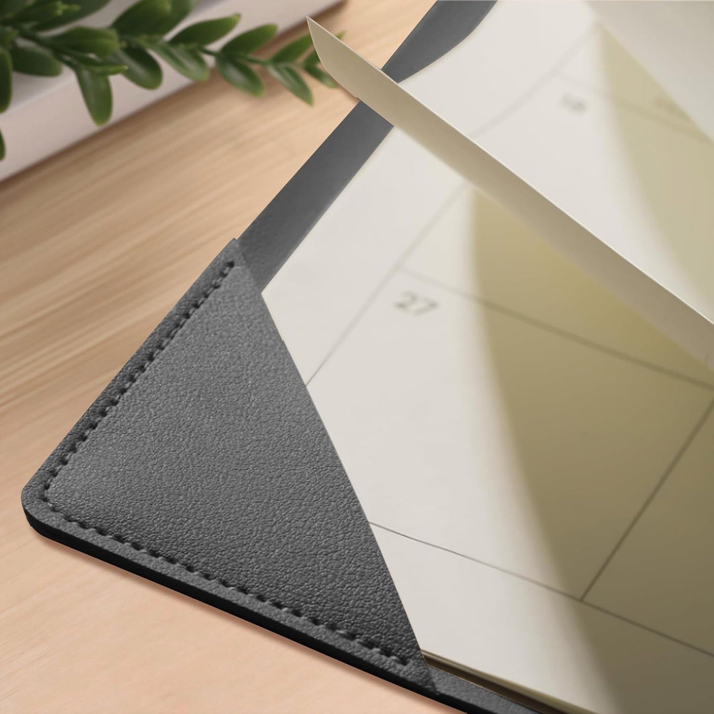 Desk Calendar 2025-2026 – 18-Month Desktop Calendar from July 2025 to December 2026, for Office, School & Home Use – Large Teacher Desk Calendar 22x17 (Black)