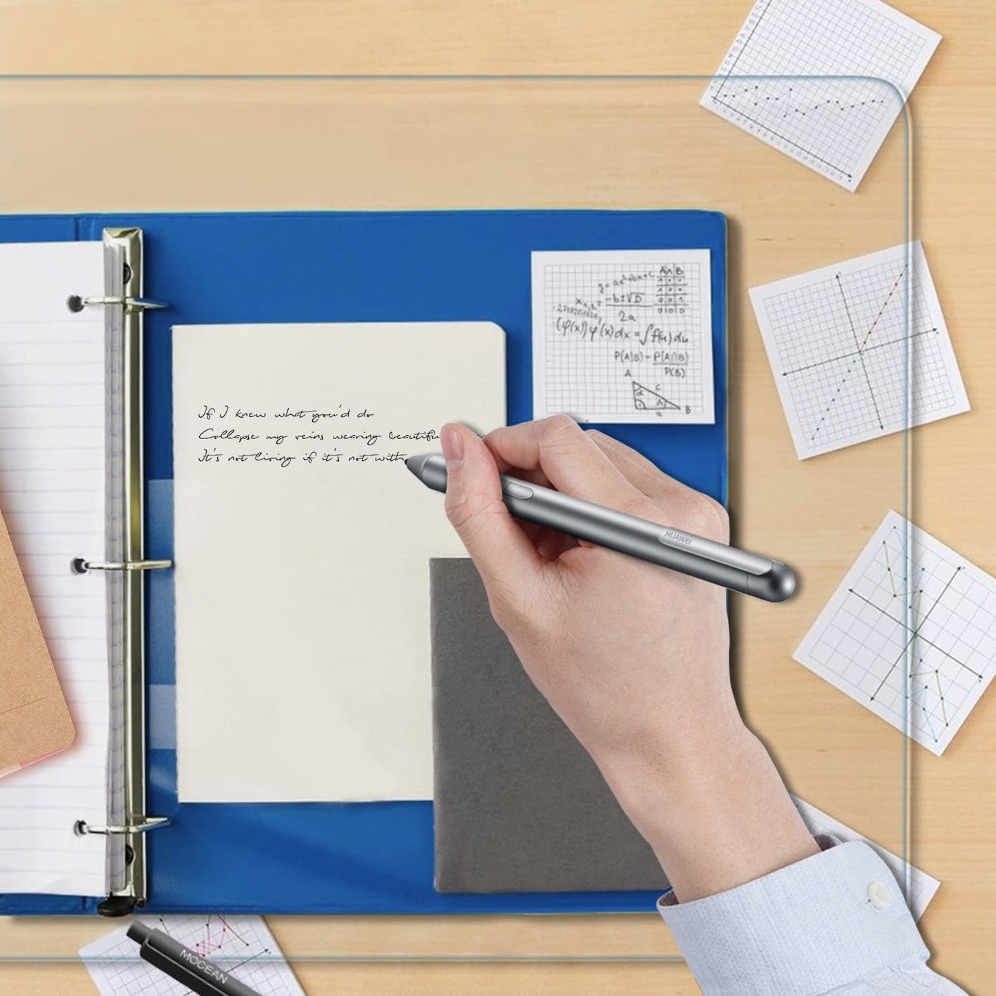 Clear Desk Mat, Non-Slip PVC Desk Protector Mat with Round Edge, Heat Resistant & Waterproof Clear Desk Writing Mat for Home and Office (35.4"*16.9")