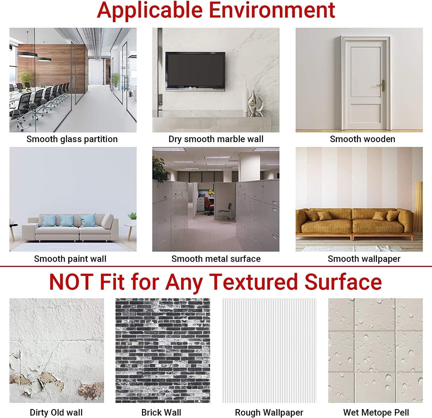 Cork Board Tiles 12"x12" - 1/2" Thick 10 Pack Cork Board Square Bulletin Boards Self Adhesive Corkboards for Walls Pin Boards Corkboards for Office Home School Decor