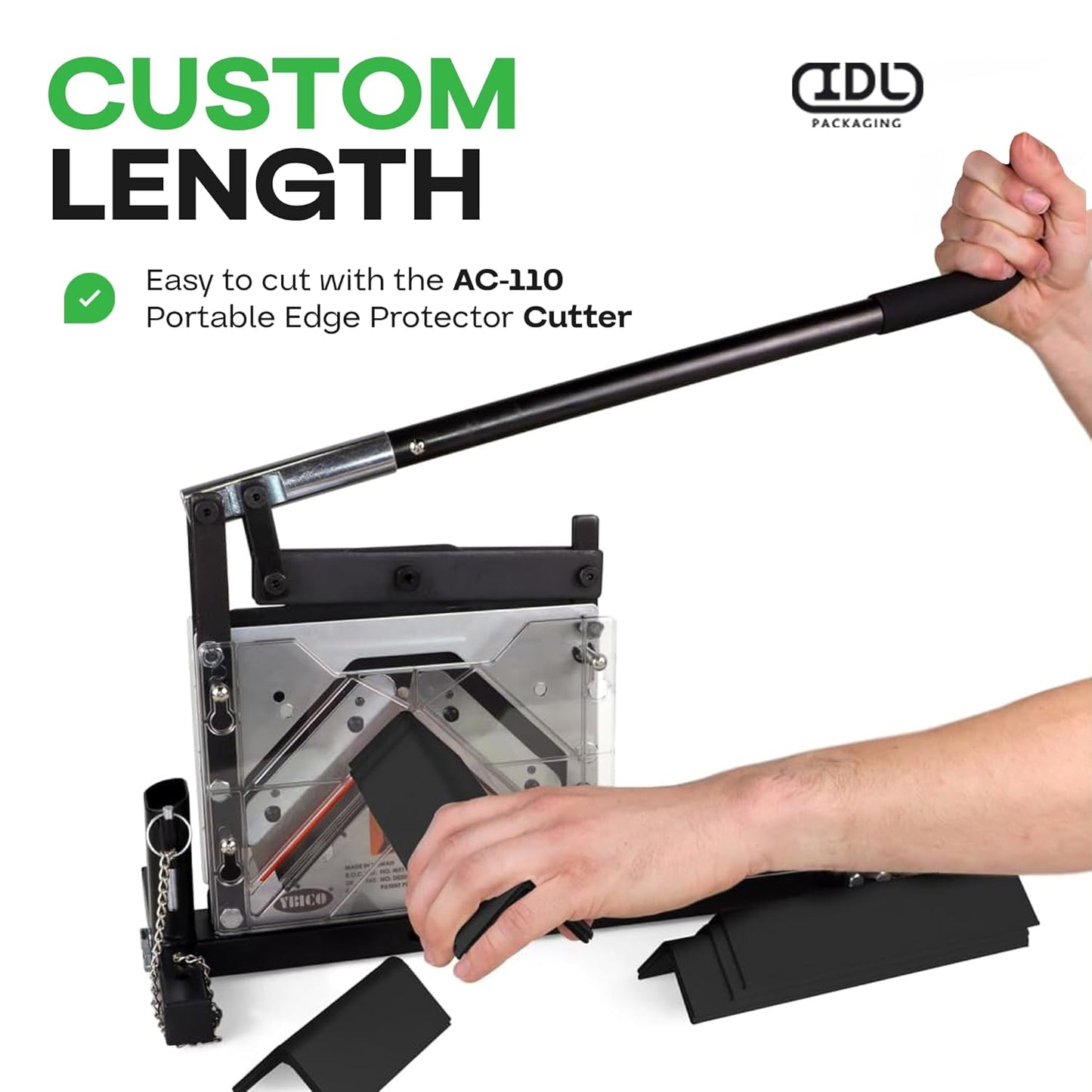 IDL Packaging 2” x 2” x 48” Cardboard Edge Protector (Pack of 20) - Corner Protectors for Shipping, Storage, & Moving – Reinforced Corner Guard Protection for Pallets, Wall Corners, & Furniture