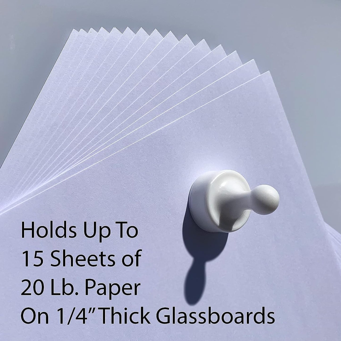 GLASSBOARD STUDIO Powerful Neodymium Magnets, Pawn-Shaped - Strong Fridge/Refrigerator and Whiteboard Magnet, Ideal for Office, Kitchen, Crafts - Rare Earth, Heavy Duty (2, Juicy Peach)