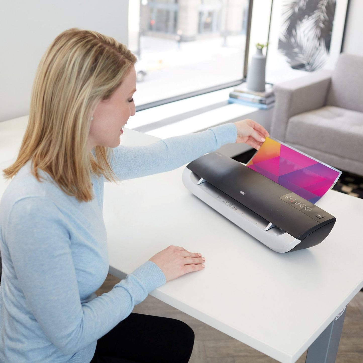 GBC Thermal Laminator Machine, Fusion 3100L, 12 Inch, 1 Min Warm-up, 3-7 Mil, with 30 EZUse Laminating Pouches for Home, Office and Classroom, Black (1703076)