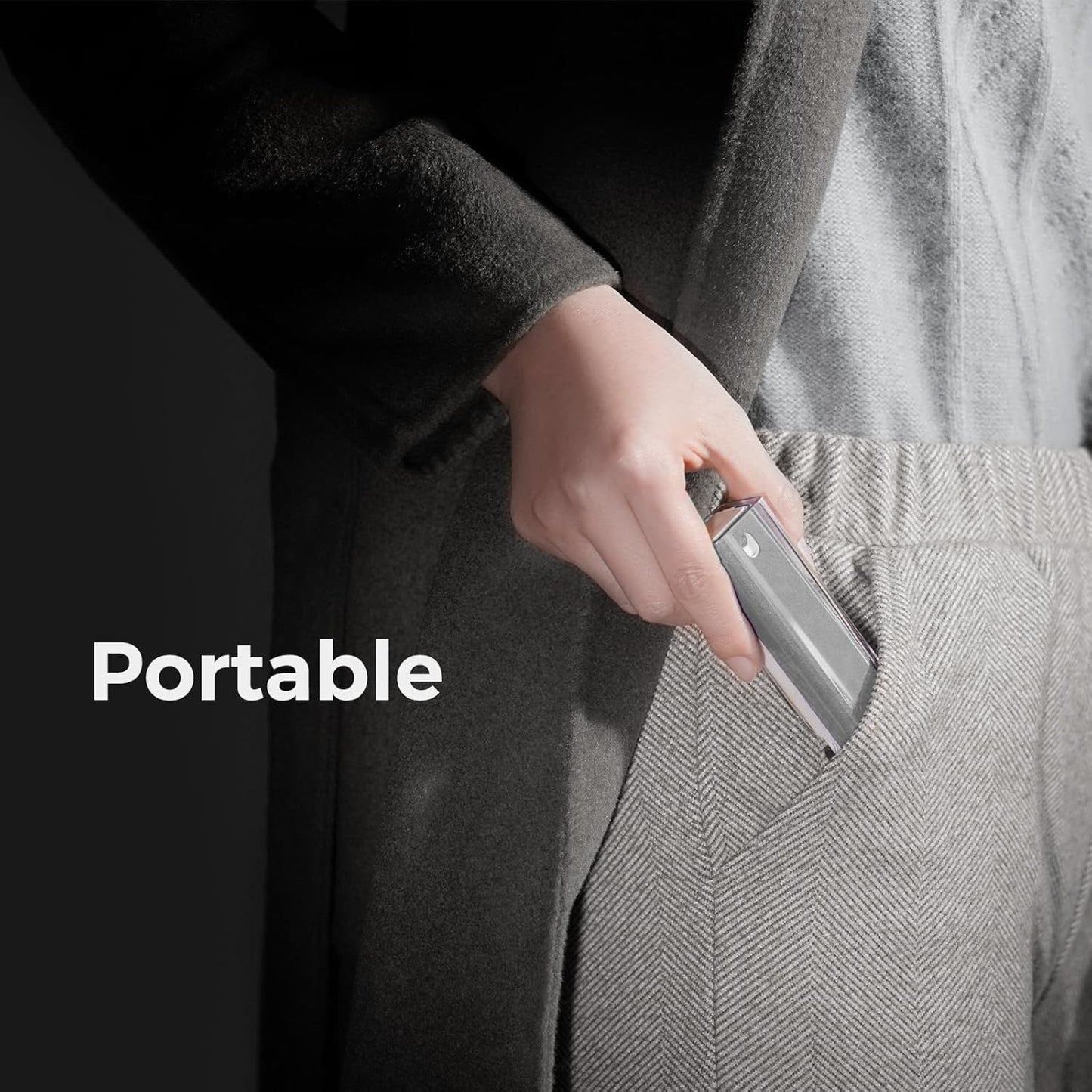 CLICK CLEAN 2Pcs Screen Cleaner, Fingerprint Proof Mist Cleaner Spray, All-in-One Cleaner with Microfiber for All Phones, Laptop and Tablet Screens (Grey + Dark Blue)