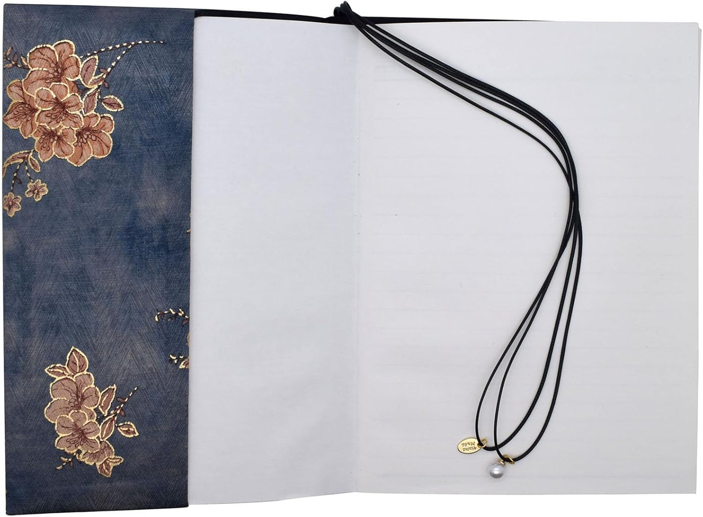 BLBMH A5 Book Covers for Paperbacks Book Cover Fit for 5.5x8.3 inch Adjustable Book Sleeve Cover for A5 Diary Books Fabric Softcover Protector for Notebook - Flower 3 Blue