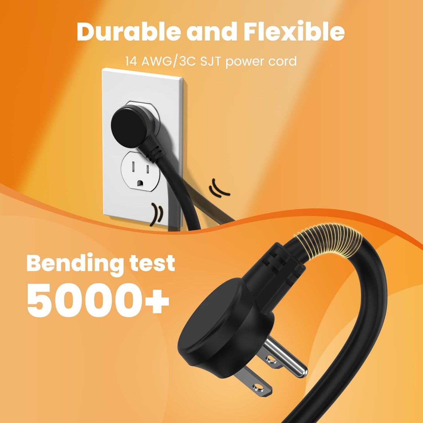 12 Outlet Long Power Strip, 2100 Joules Surge Protector, 6FT Power Cord, Wide Spaced Outlet Power Bar, Overload Protection Switch, Industrial Heavy Duty for Work Bench, Shop, Garage, 2 Pack…