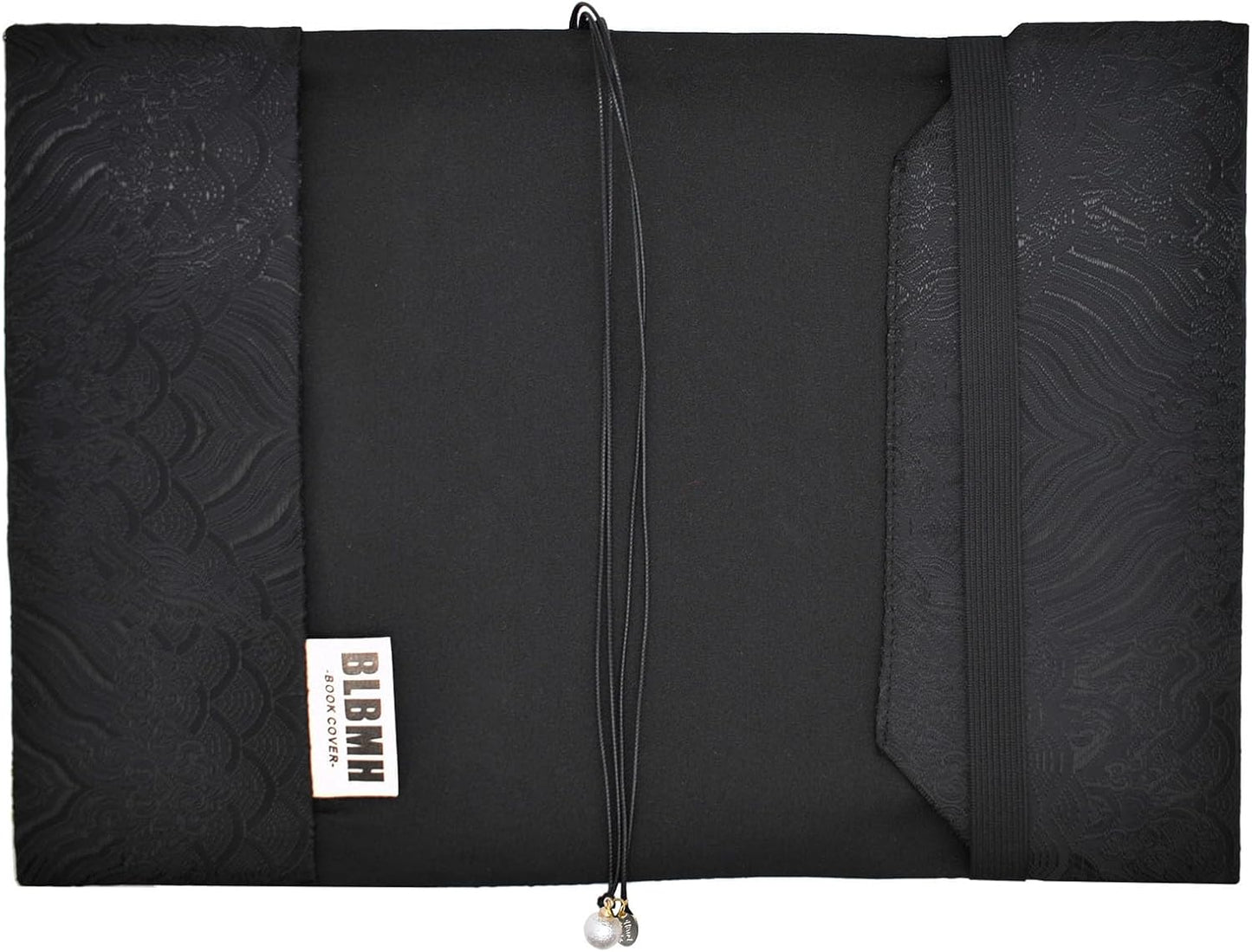 BLBMH Bookmark Book Covers for Paperbacks 5.5x8.5 Book Cover for Privacy Hardcover Adjustable Book Jacket for Soft Cover Books Fabric Softcover Protector for Women Book Lovers Gifts - Kitsune B 8.5in