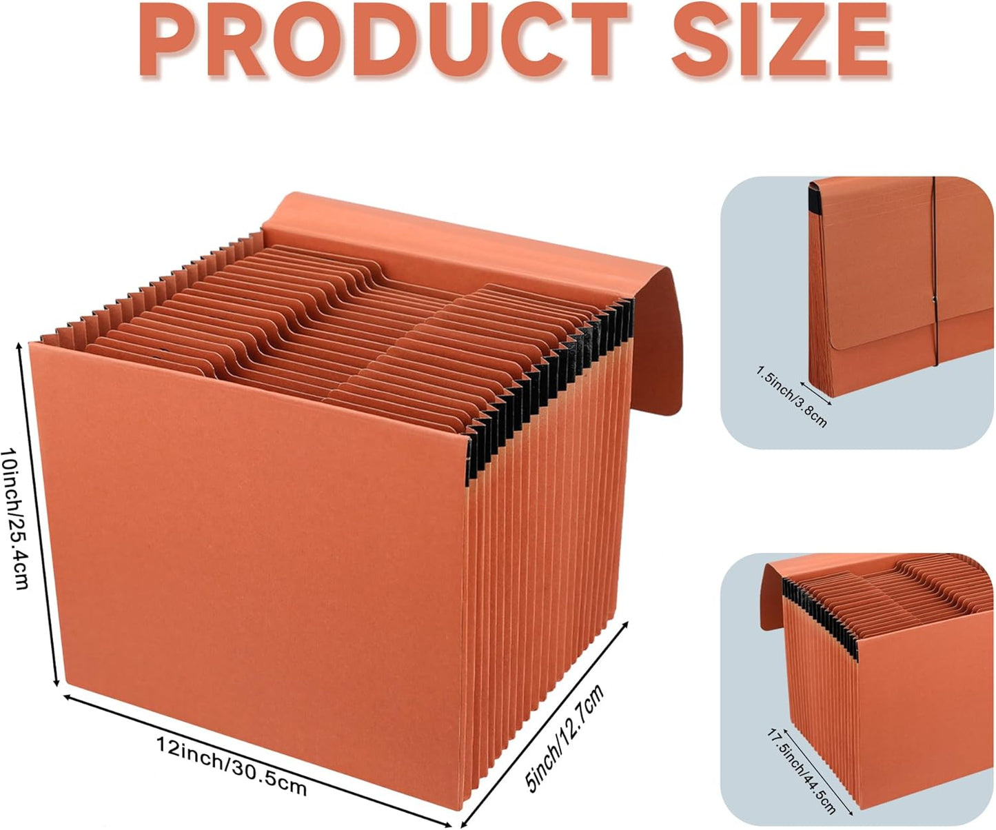 Expanding File Pockets with Cover,A-Z 21 Pockets Accordion File Organizer,Letter Size File Folder,Heavy Duty Expanding File Folder for Classroom,Home,Office and Travel