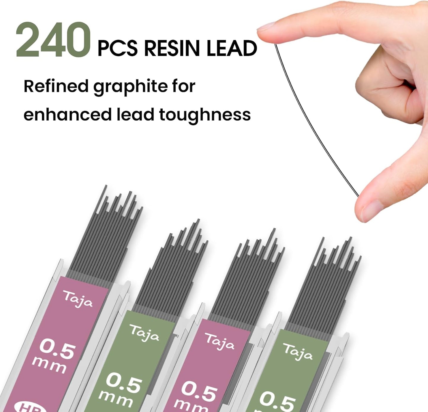 Aesthetic 0.5mm Mechanical Pencil Set with Case – 3 Vintage Mechanical Pencils, 4 Tubes HB #2 Lead Refills, 3 Erasers & 12 Eraser Refills, Cute Pencil Kit for Back to School Stationery Supplies