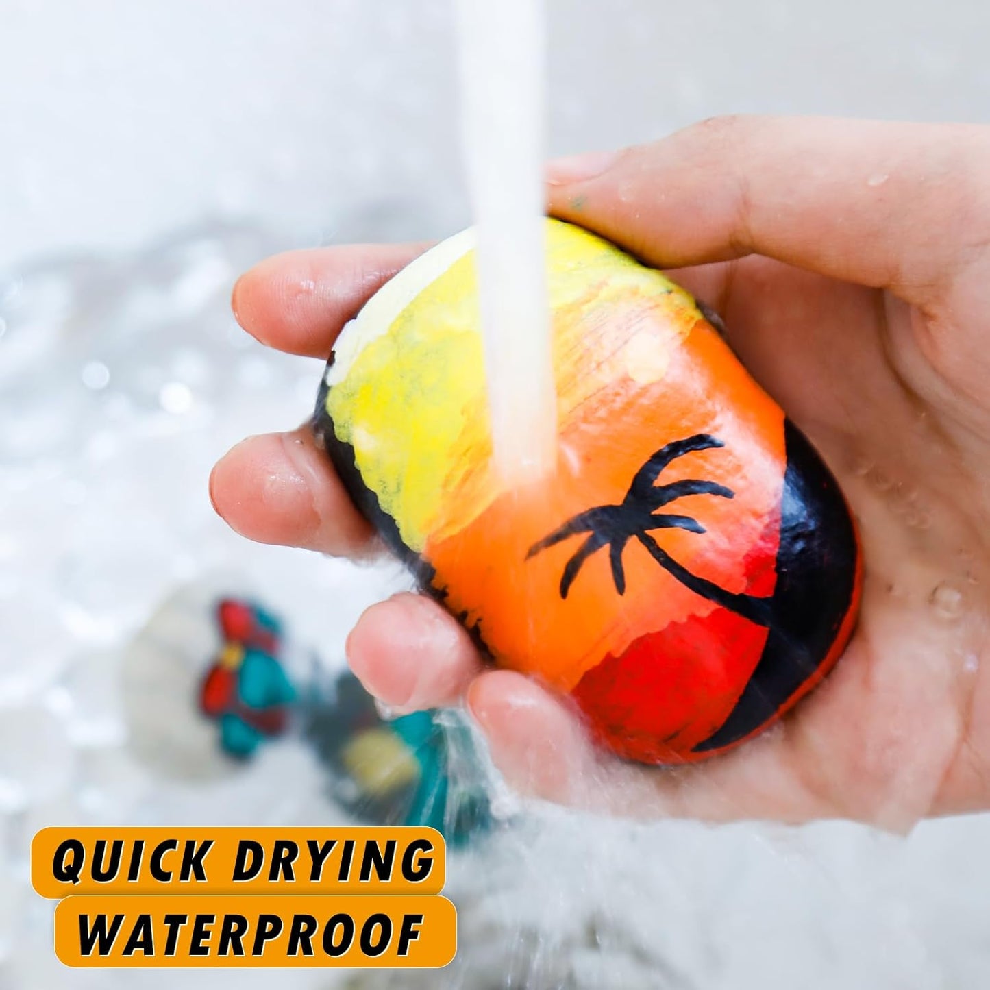 Green Paint Pens Paint Markers - 2 Pack Permanent Quick Dry Waterproof Marker Pens for Rocks Wood Fabric Plastic Canvas Glass Mugs Metal Tire Stone