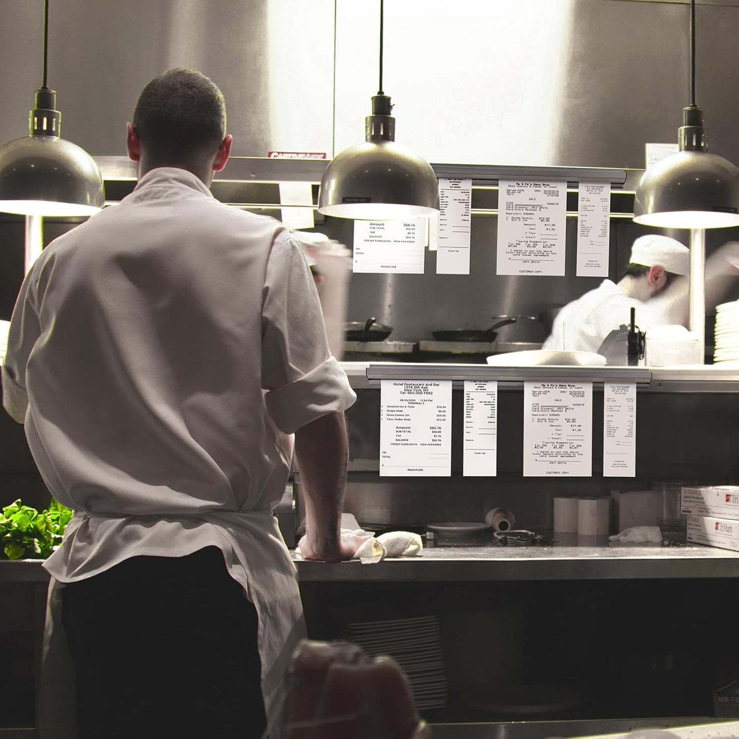 CjgyzTicket Holder for Restaurant, 28/32/36/48/60 inches, Restaurant Order Holder，Durable and Easy to use, Suitable for Commercial Kitchens, cafes, Fast-Food(28 Inch, 2 Pcs)