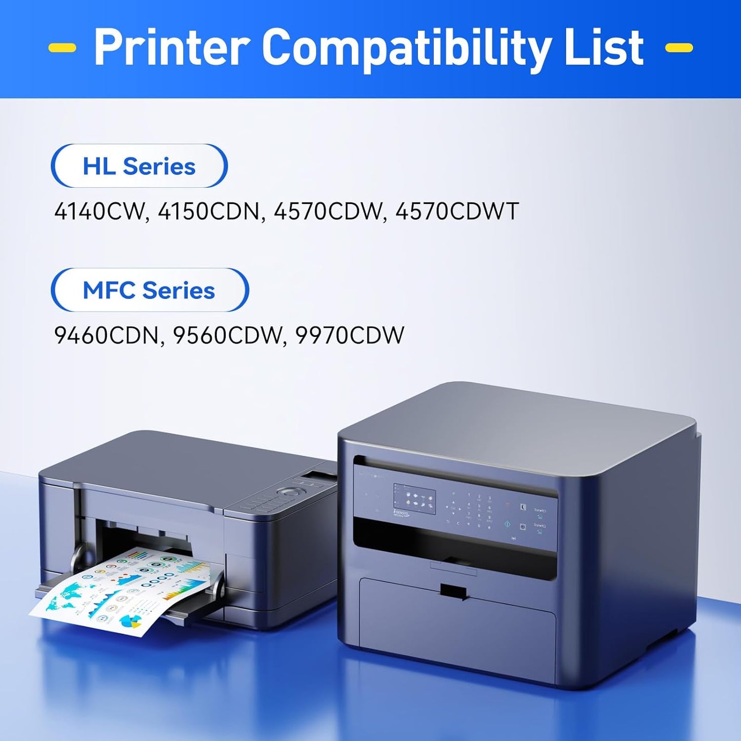 DR310CL DR-310CL Drum Unit Compatible Replacement for Brother HL-4150CDN HL-4570CDW HL-4570CDWT MFC-9460CDN MFC-9560CDW MFC-9970CDW Printer Ink Toner Cartridge TN315 TN310 Copier Scanner High-Yield
