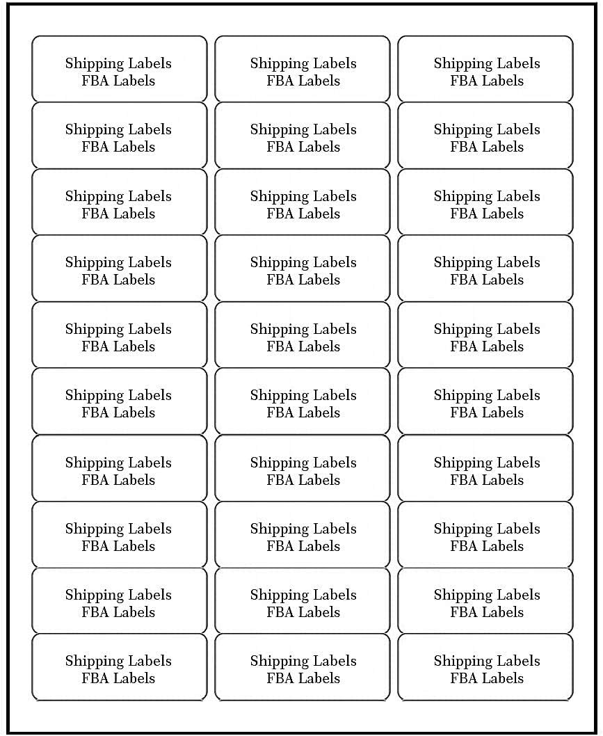 Address Labels for Inkjet Printers 1" x 2-5/8", Pack of 750 Labels