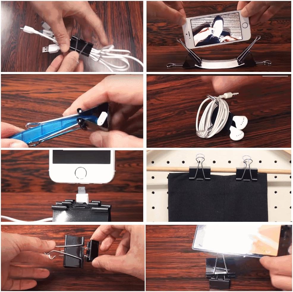 40Pack Extra Large Binder Clips for Office Home 2 inch