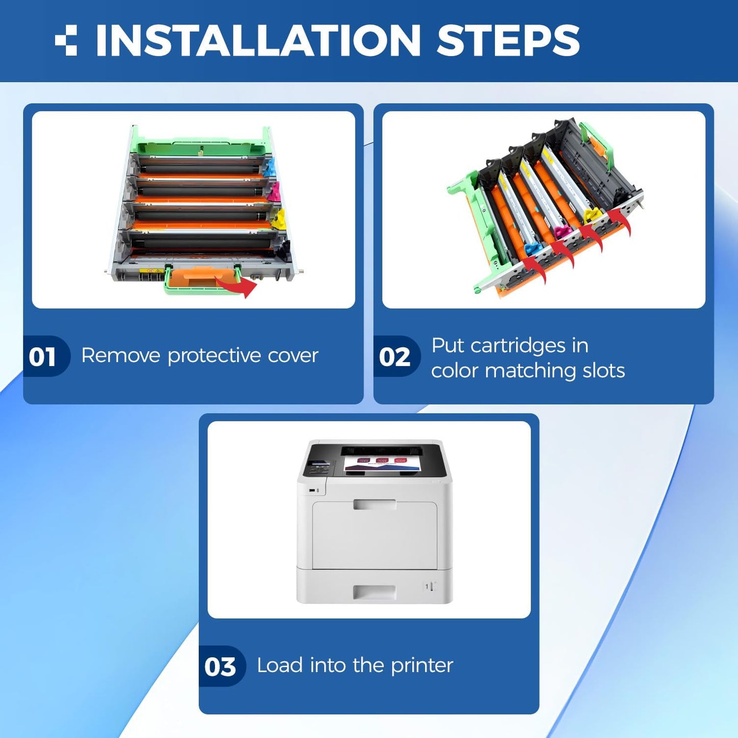 DR431CL Drum Unit High Yield Replacement for Brother DR-431CL Imaging Drum for MFC-L8900CDW MFC-L8690CDW HL-L8360CDW HL-L8260CDW MFC-L8610CDW MFC-L8905CDW MFC-L9570CDW HL-L8360CDWT Printer All-in-One