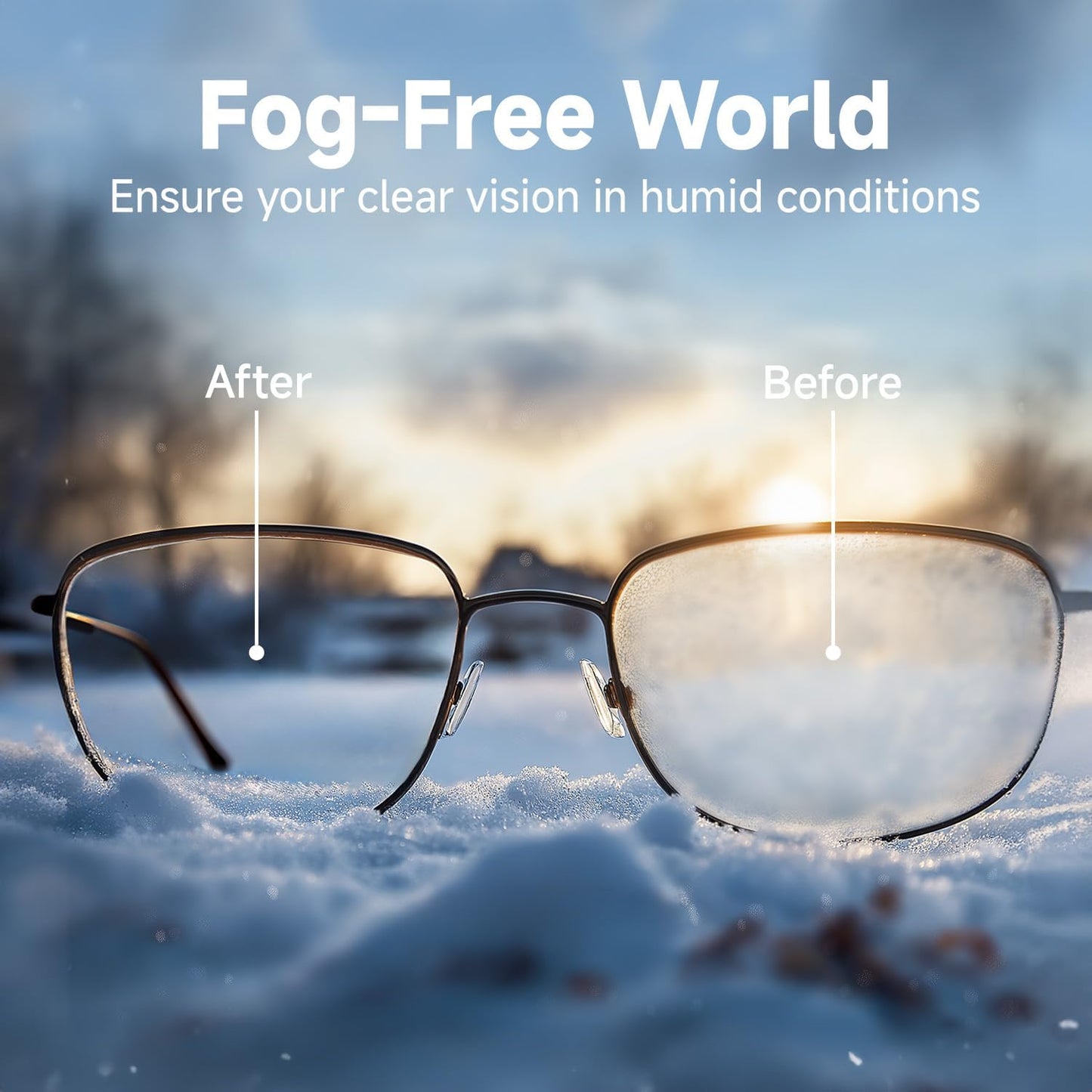 Anti Fog Lens Wipes for Eyeglasses Lulumonster, [150 Pre-Moistened Individually Wrapped Wipes] [Non-Scratching & Non-Streaking] Cleaner Wipes for Glasses, Sunglass, Phone Screen Camera Lens, Goggles