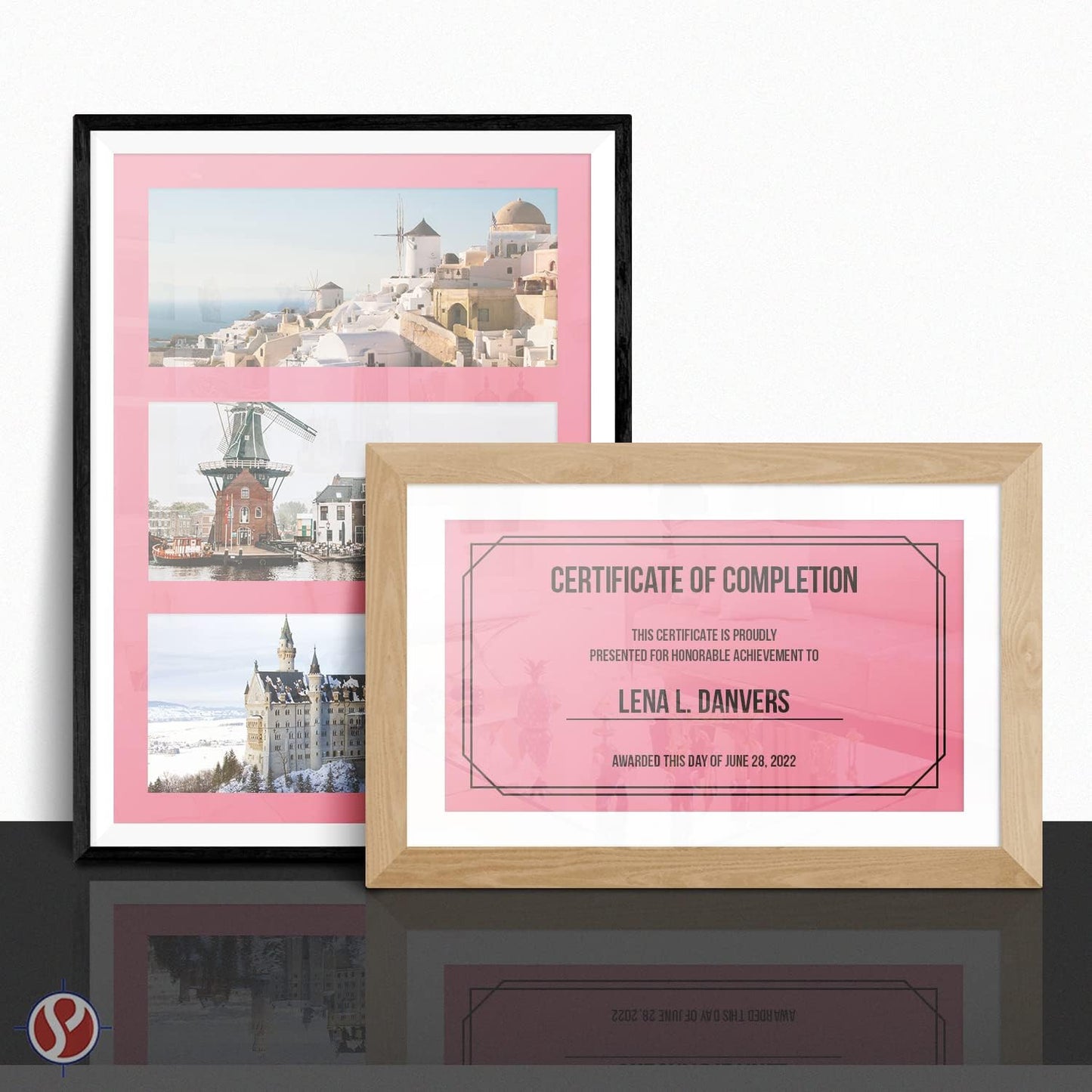 8.5 x 11" Cherry Pastel Color Cardstock Paper - Great for Arts and Crafts, Wedding Invitations, Cards and Stationery Printing | Medium to Heavy Card Stock 110lb Index (199gsm) | 50 Sheets per Pack