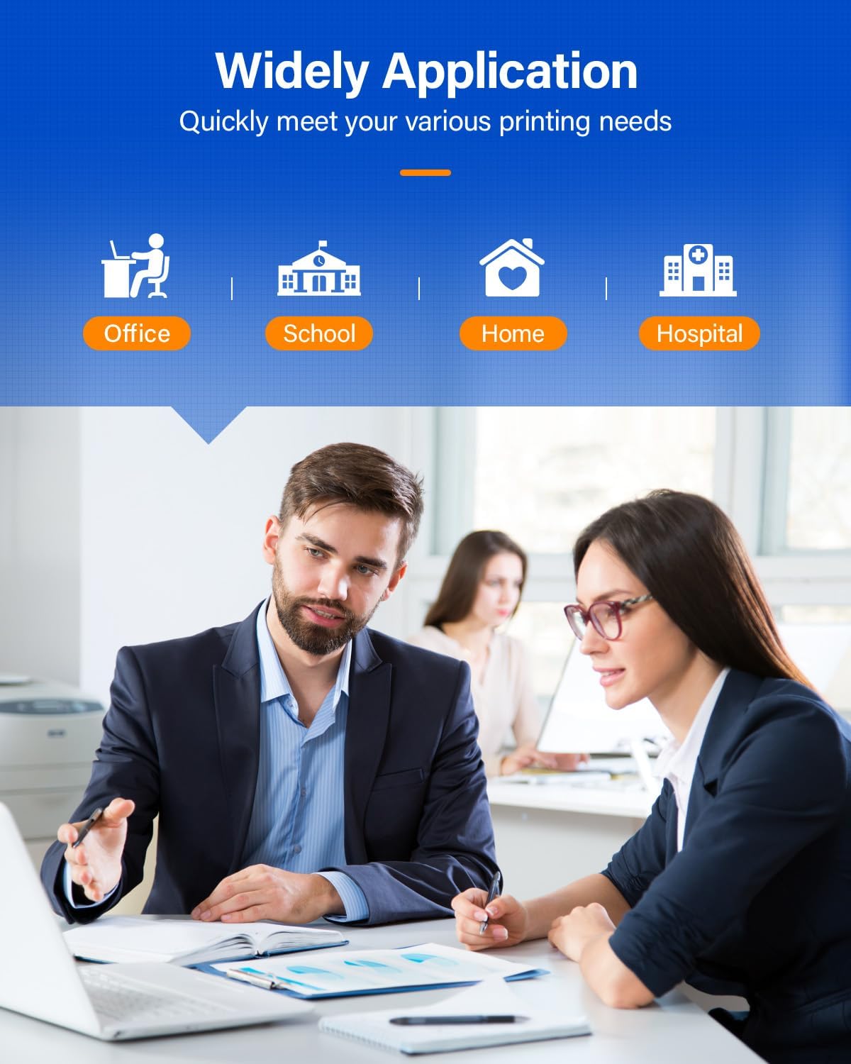 108R01416 Waste Toner Box Container 1-Pack Replacement for Xerox Phaser 6510 WorkCentre 6515 VersaLink C500 C505 C600 C605 Compatible with Dell H625cdw H825cdw S2825cdn Laser Printer Waste Cartridge