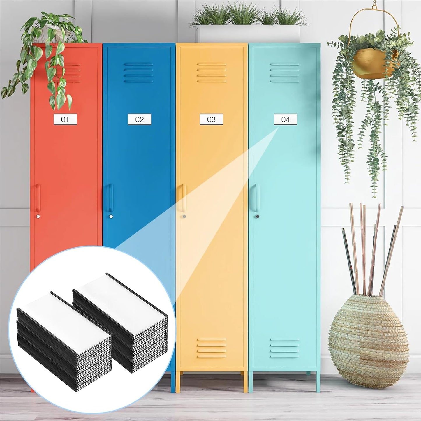 30 Pcs C Channel Magnetic Label Holder with White Card Inserts Clear Plastic Protectors Shelf Labels with Magnets Name Tags Magnetic Tool Labels for Metal Whiteboard Rack (4 x 2 inches)