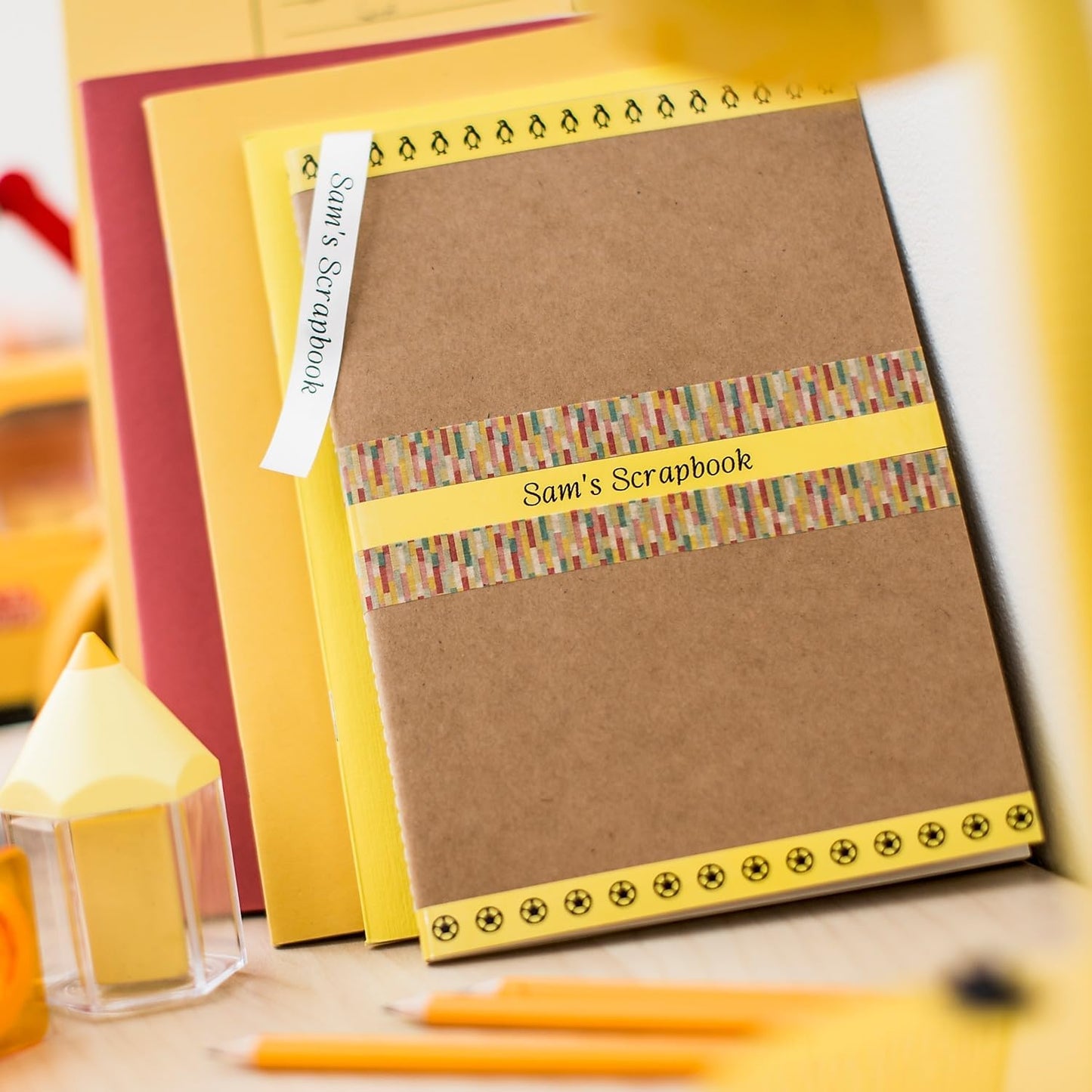 Brother Genuine P-Touch, TZe-6312Pk Tape ½” (12mm) 2-Pack Laminated P-Touch Tape, Black On Yellow Perfect for Indoor Or Outdoor Use, Water Resistant, 26.2 Ft. (8M)