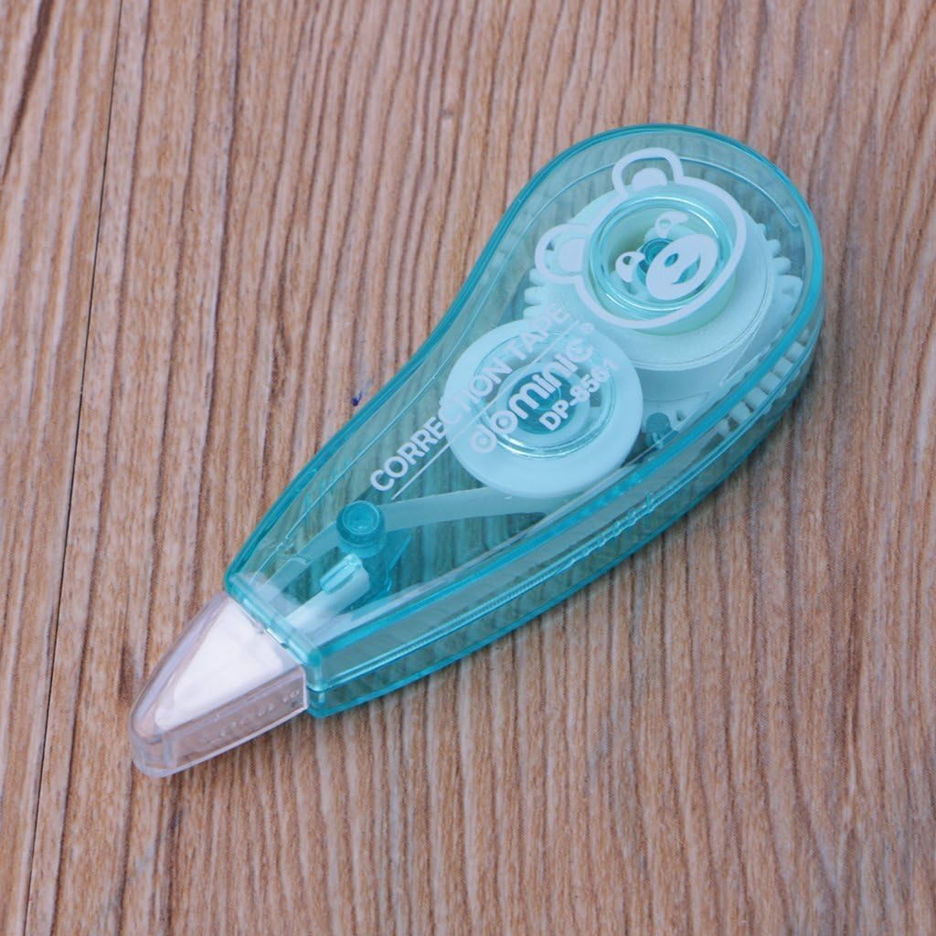 3Pcs Random Color Premium White Correction Tapes, Tear Resistant, Clear, Easy Office Supply Stationery, Correction Tape