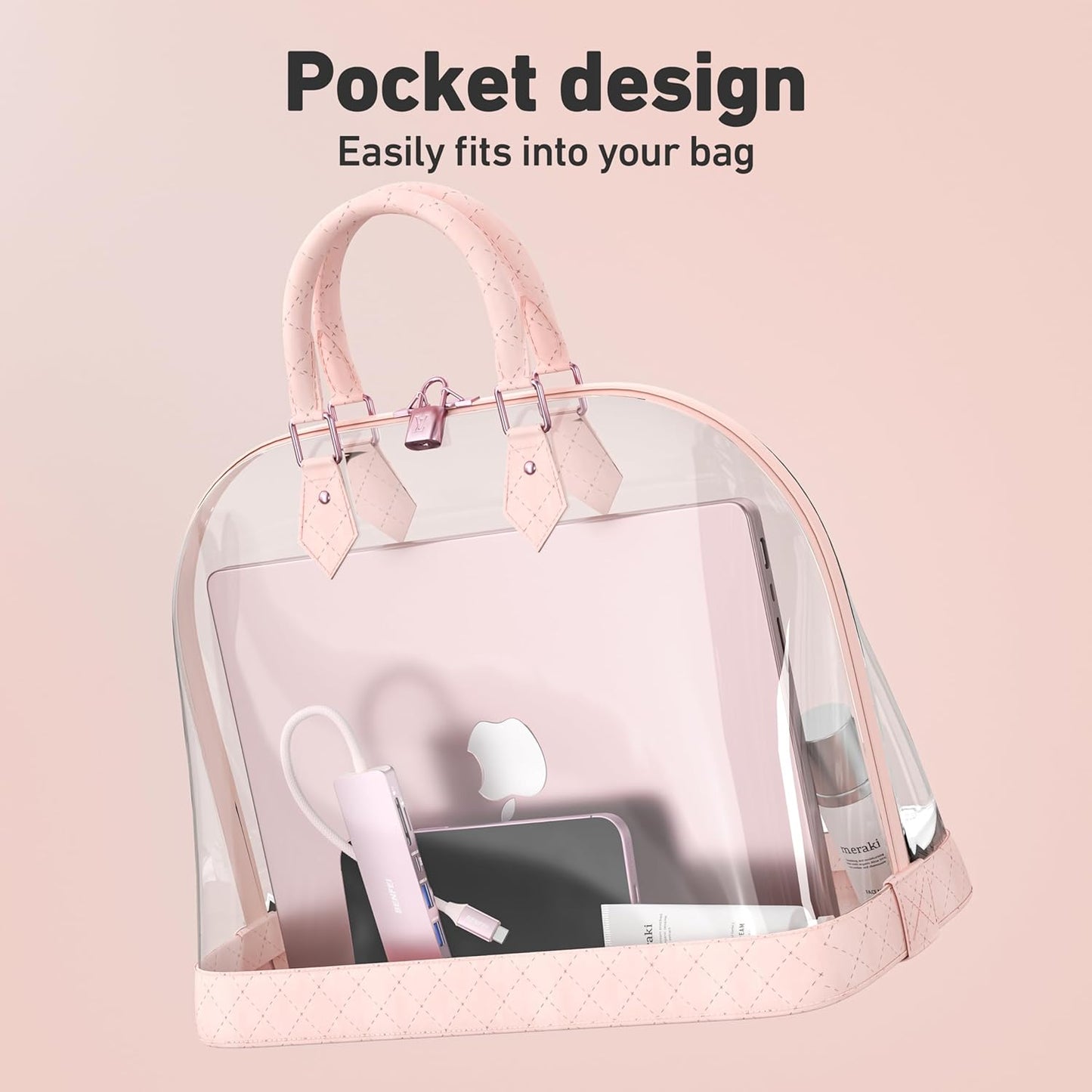 BENFEI 7-in-1 USB C Hub with HDMI(4K@60Hz), 2 USB-A, 1 USB-C Data, 100W Charge, SD/TF Card Reader, Silicone Tangle-Free Cable Compatible with MacBook Pro/Air, iPad Pro, iMac, iPhone 15 Pro/Pro Max