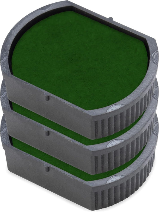 COLOP E/R17 Non-Toxic, Water Based Premium Replacement Pad for Printer R17 Stamp - Pack of 3 - Green