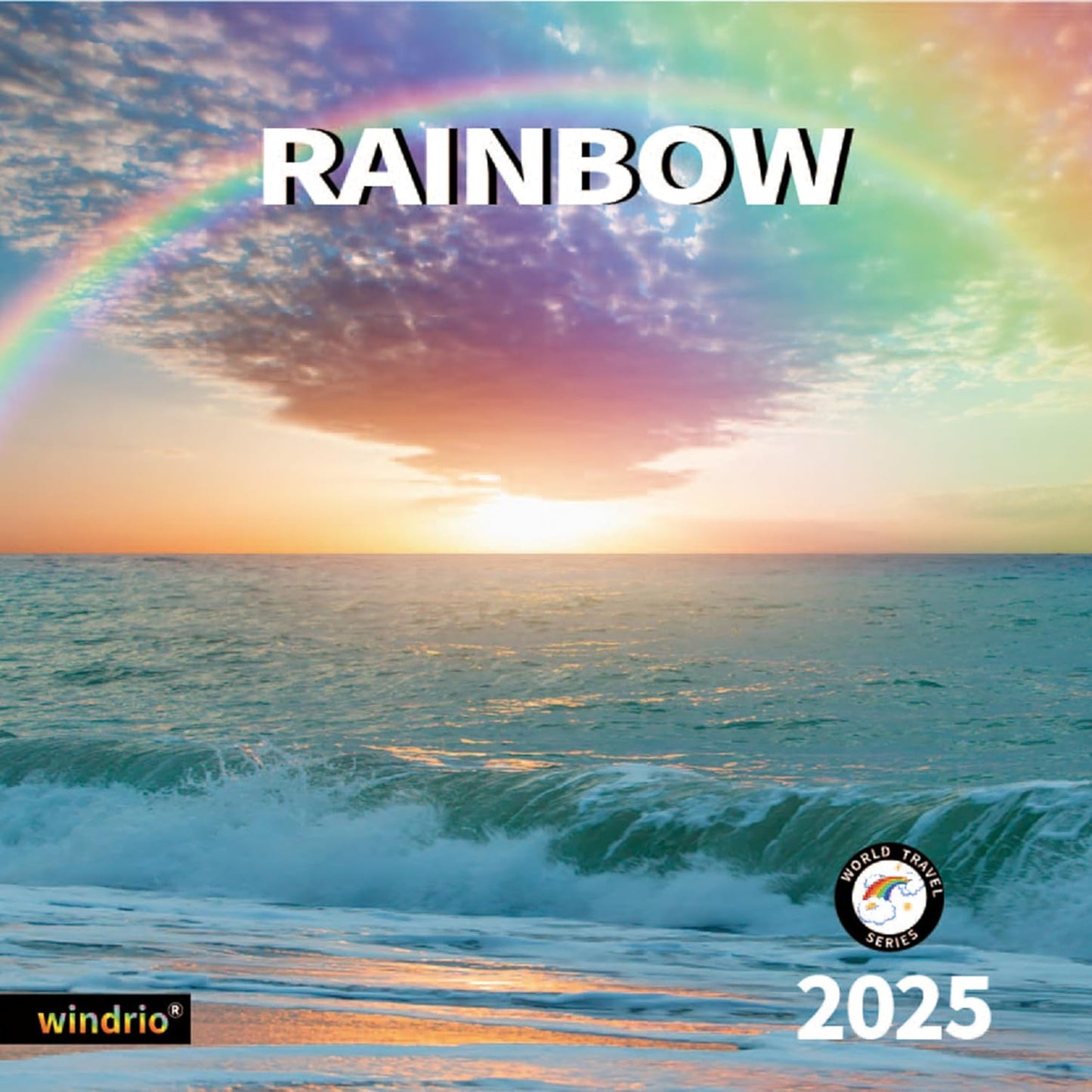 2025 Wall Calendar,Calendar 2025, January 2025 - December 2025, Wall Calendar Rainbow, 12" x 24" Opened,Full Page Months Thick & Sturdy Paper for Calendar Organizing & Planning