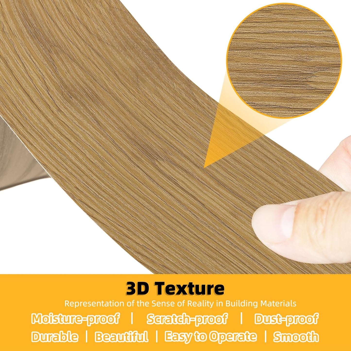 GSCIT Club Wood Grain Repair Tape, 2.3 inch X 25ft Self Adhesive Oak Grain Repair Patch for Tables, Chairs, Baseboards, Doors, Windows, Floors, Handicraft DIY.