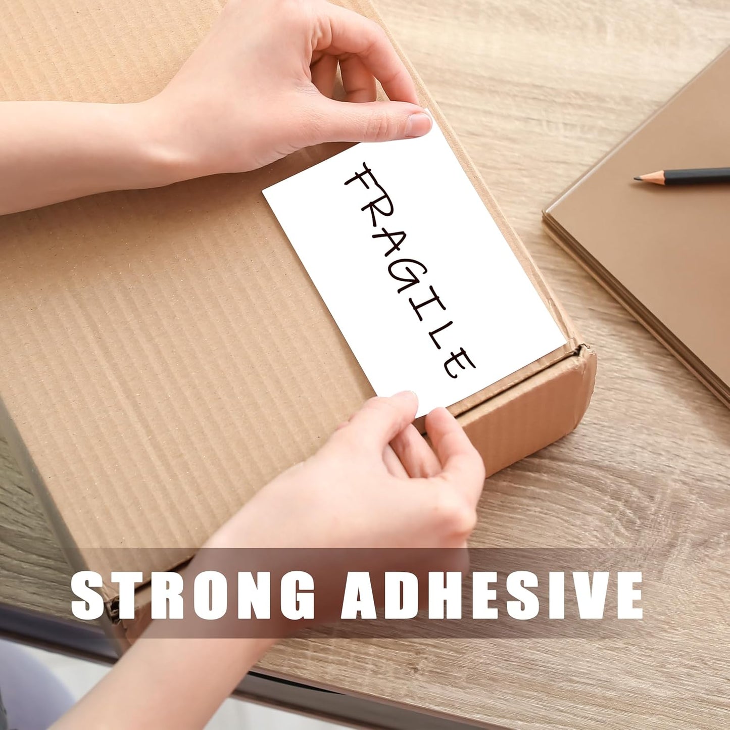 3 x 5 Inch 250Pcs Rectangle Color Coding Stickers,Strong Adhesion Easy to Write Label for Moving,Box Organization,Inventory,Business,White