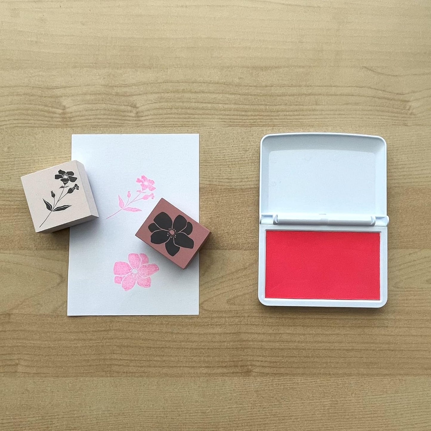 COLOP Make Series, Ink Stamp Pads, with Non-Toxic Premium Ink, Water-Based Acid-Free (Shiny Pink, Make 2-2-3/4" x 4-1/4")