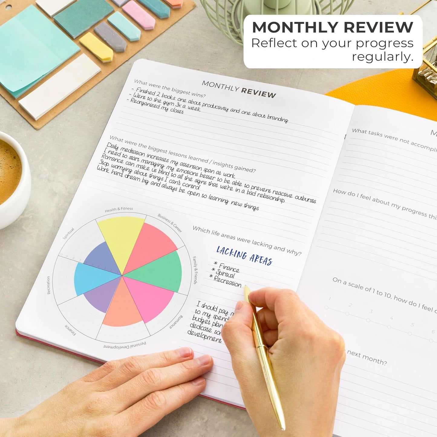 Clever Fox Planner PRO – Weekly & Monthly Life Planner to Increase Productivity, Time Management and Hit Your Goals, 8.5x11″ (Dark Pink)