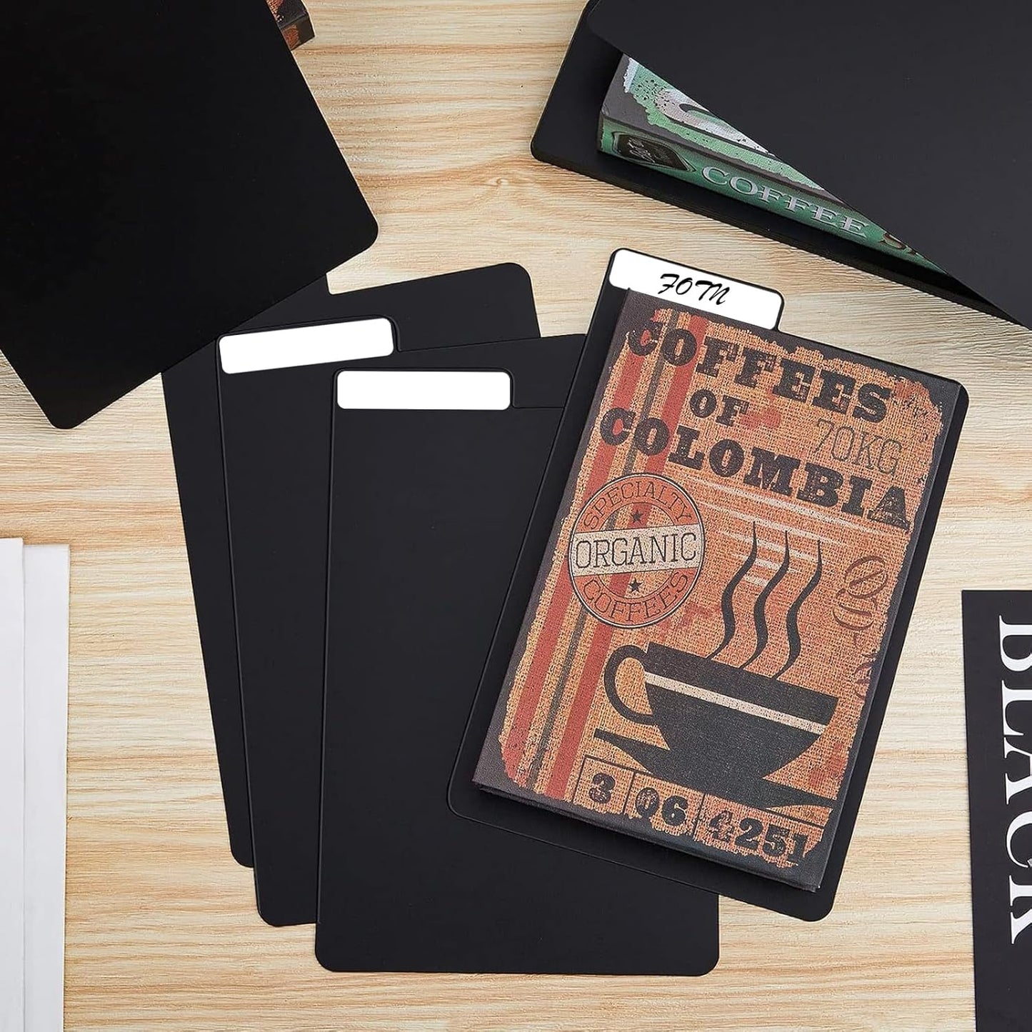 150 Pieces Comic Book Dividers with Tabs,Patient Divider Cards,Card Dividers Comic Book Boards for Storage Boxes 11.22 X 7.24 Inche