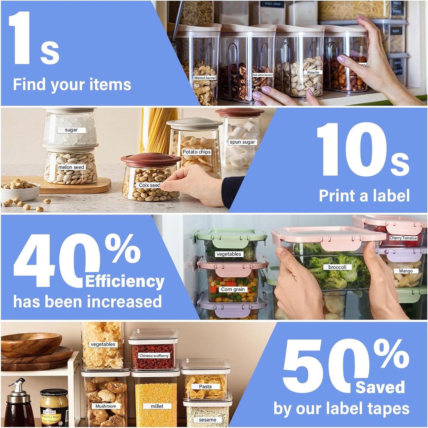 10 Pack M-K231 M Tape 12mm Compatible with M-K231s Brother Label Tape Black on White 0.47 Inch for P Touch PT-M95 PT95 PT65 PT-65 PT70 PT85 PT90 Label Maker Tape Refill