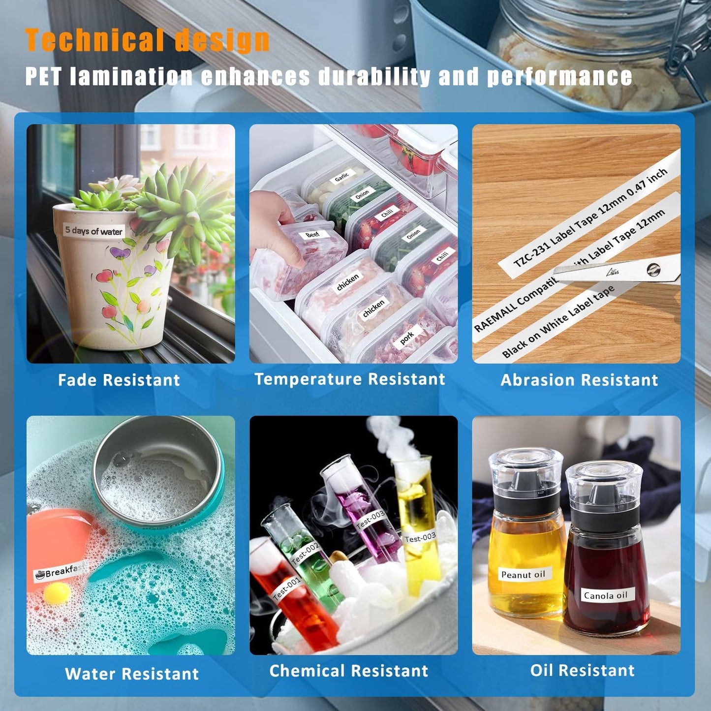 20PK Compatible with Brother Label Maker TZe-231 TZe Tz Tape 12mm 0.47 Laminated White P Touch Label Tape, Compatible wit