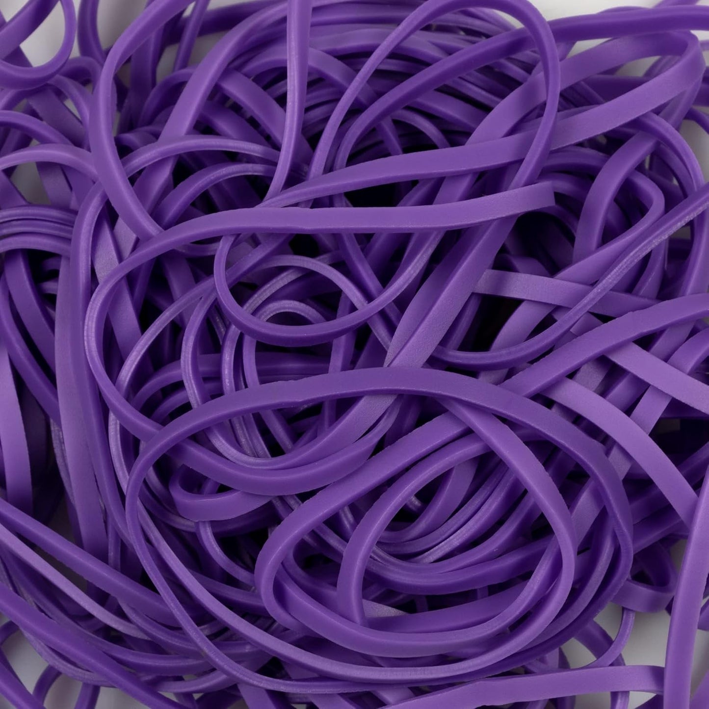 JAM PAPER Colorful Rubber Bands - Size 33 - Purple Rubberbands - 100/Pack