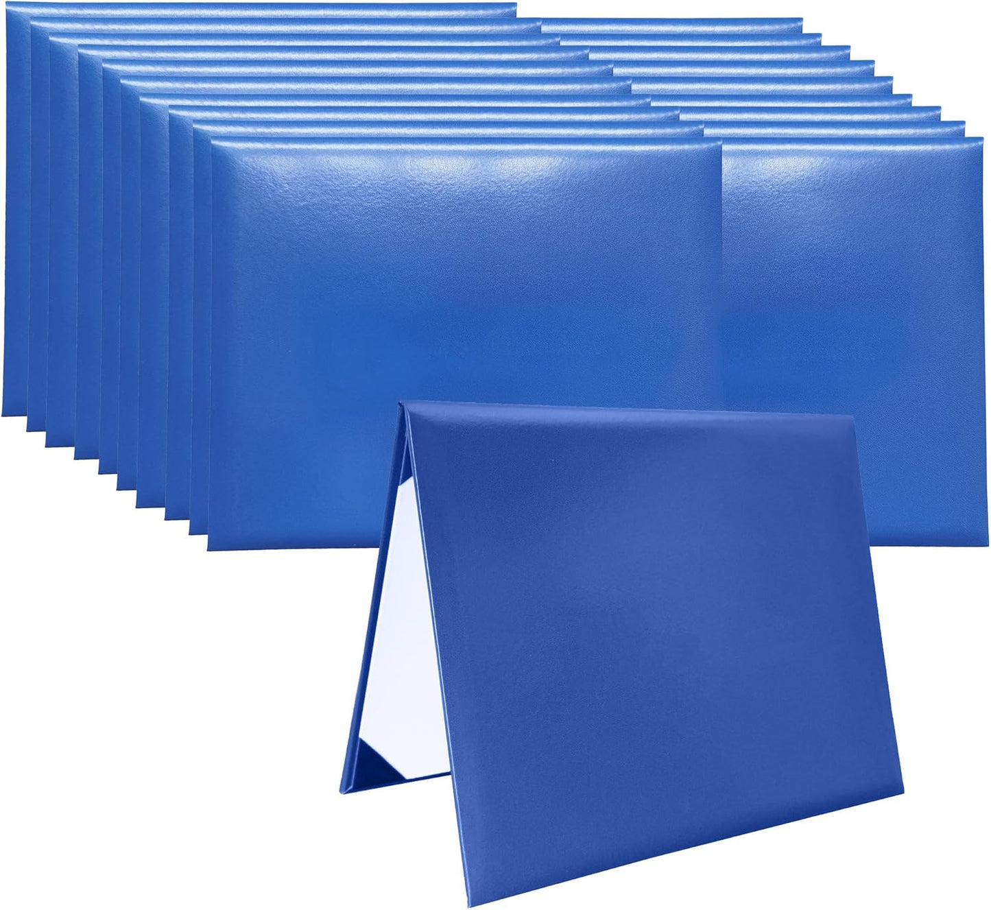 20 PCS Smooth Diploma Certificate Cover 8 1/2" x 11" Royal Blue