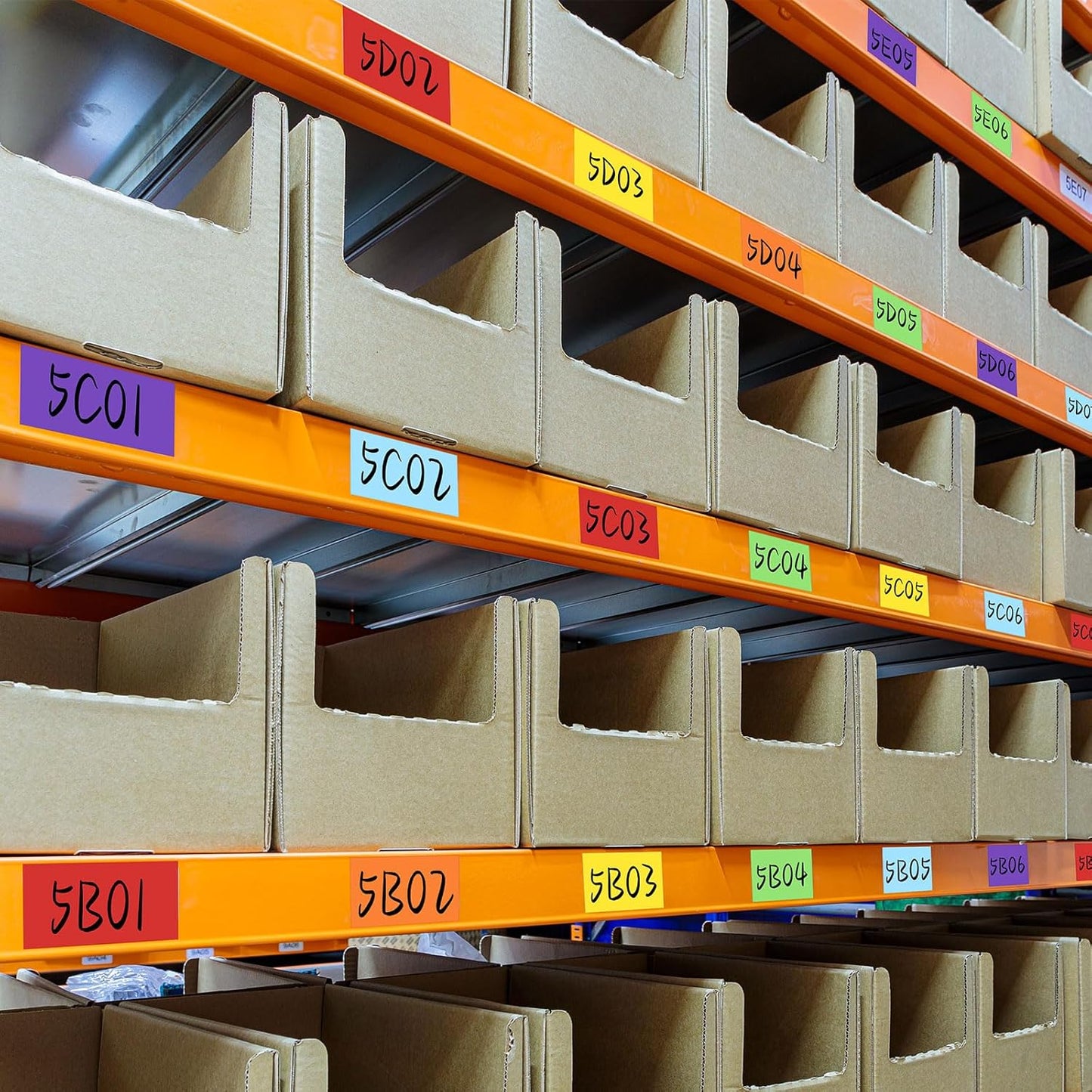 6 Pcs Dry Erase Magnetic Strips for Classroom, 1 In x 9.8 Ft Rainbow Colors Magnetic Tape Roll Blank Magnets Sticky Labels Writable Flexible Magnet Sheet for Whiteboard Refrigerator and Crafts