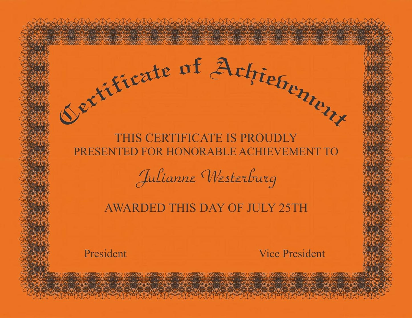 50 Orange Cover/Card Paper Sheets - 8.5 X 14 Inches Legal or Menu Size - 65# (65 lb/Pound) Light Weight Cardstock - Quality Printable Smooth Surface for Bright Colorful Results