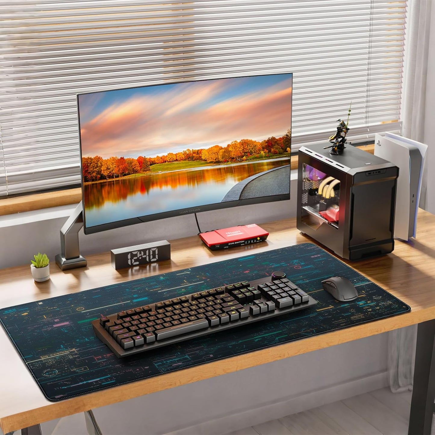35.4 x 15.7 inches, Large Desktop Mouse pad, Keyboard and Mouse Pads for Work and Home Computers, and Large Laptop Mouse pad, Program Interface Style