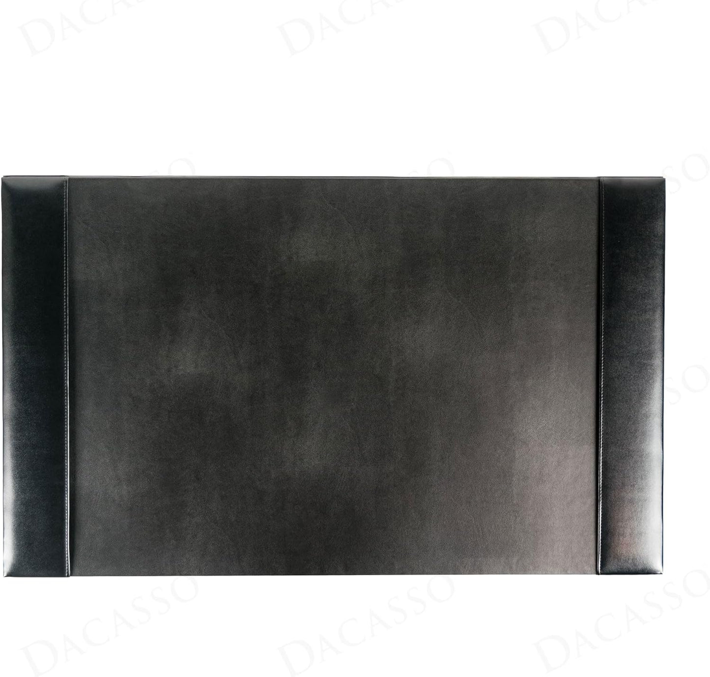 Dacasso Black 30" x 18" Desk Pad/Desk Mat/Desk Protector, Bonded Leather, 30.00 x 18.00 x 0.50 (PR-1403)