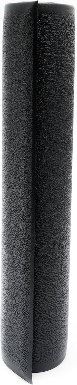 Anti Fatigue Floor Mat, 3ft. X 5ft. Black, Textured Pattern, Bevelled on All Four Sides