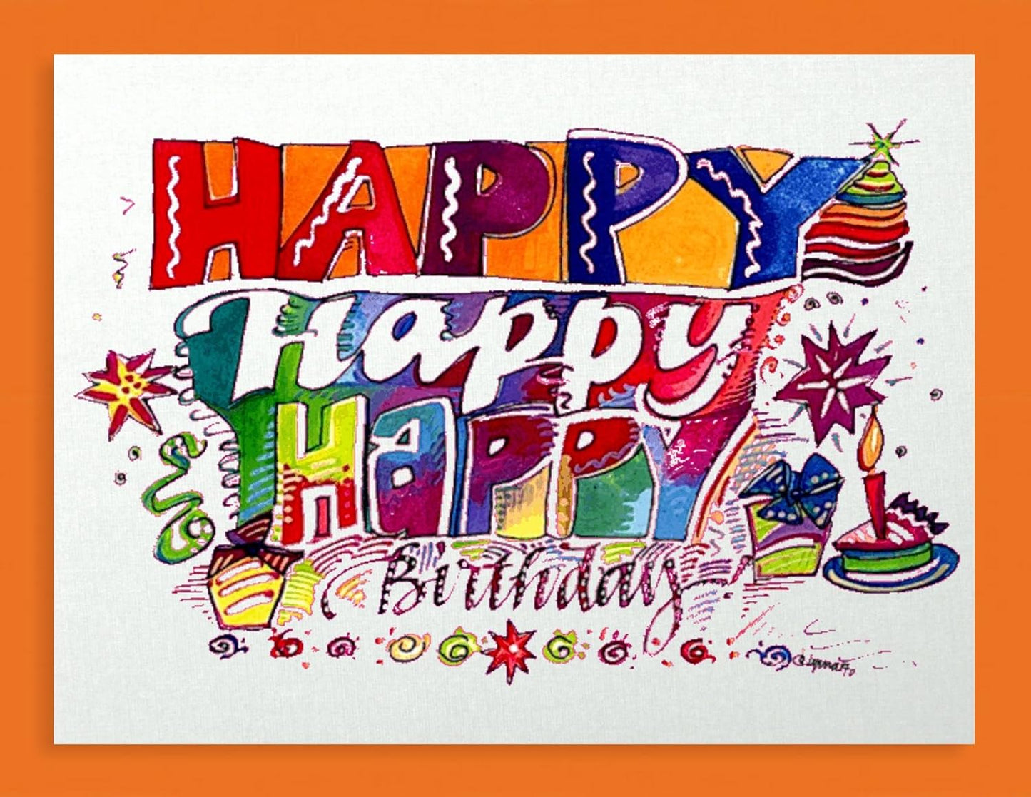 125 Orange Color Cover/Card Paper Sheets - 4 X 6 Inches Photo, Card, Frame Size - 65# (65 lb/Pound) Light Weight Cardstock - Quality Printable Smooth Paper Surface for Bright Colorful Results