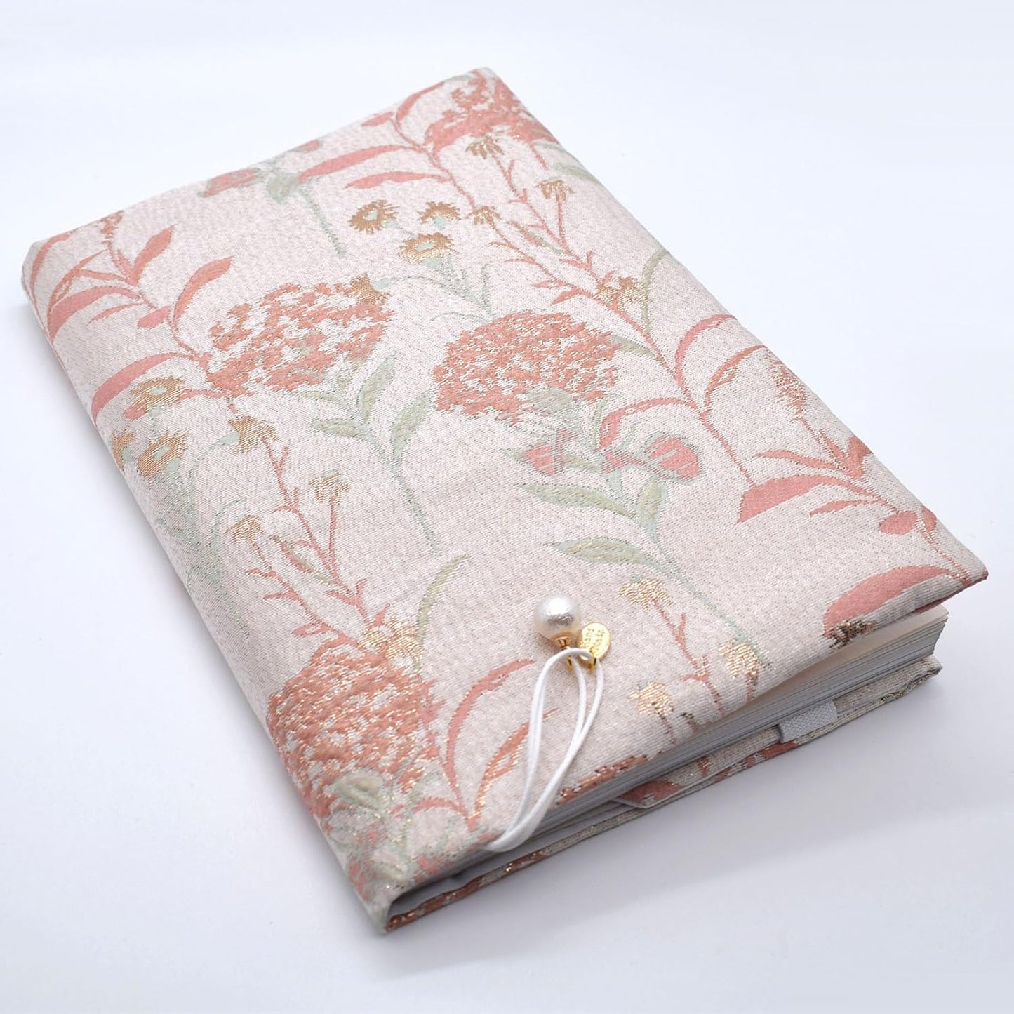 BLBMH A5 Book Covers for Paperbacks Book Cover Fit for 5.5x8.3 inch Adjustable Book Sleeve Cover for A5 Diary Books Fabric Softcover Protector for Notebook - Dandelions Pink