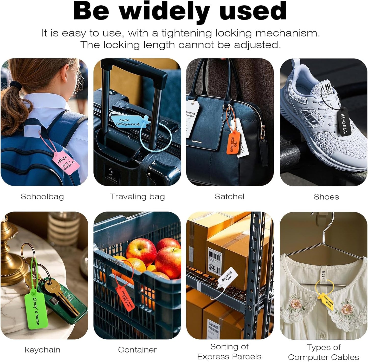 50 Blue Blank Plastic Tags for Labeling Waterproof Hanging Labels Writable Tags Seal Plastic Marking Label for Clothes Bags Keys Inventory with One Marker Pen