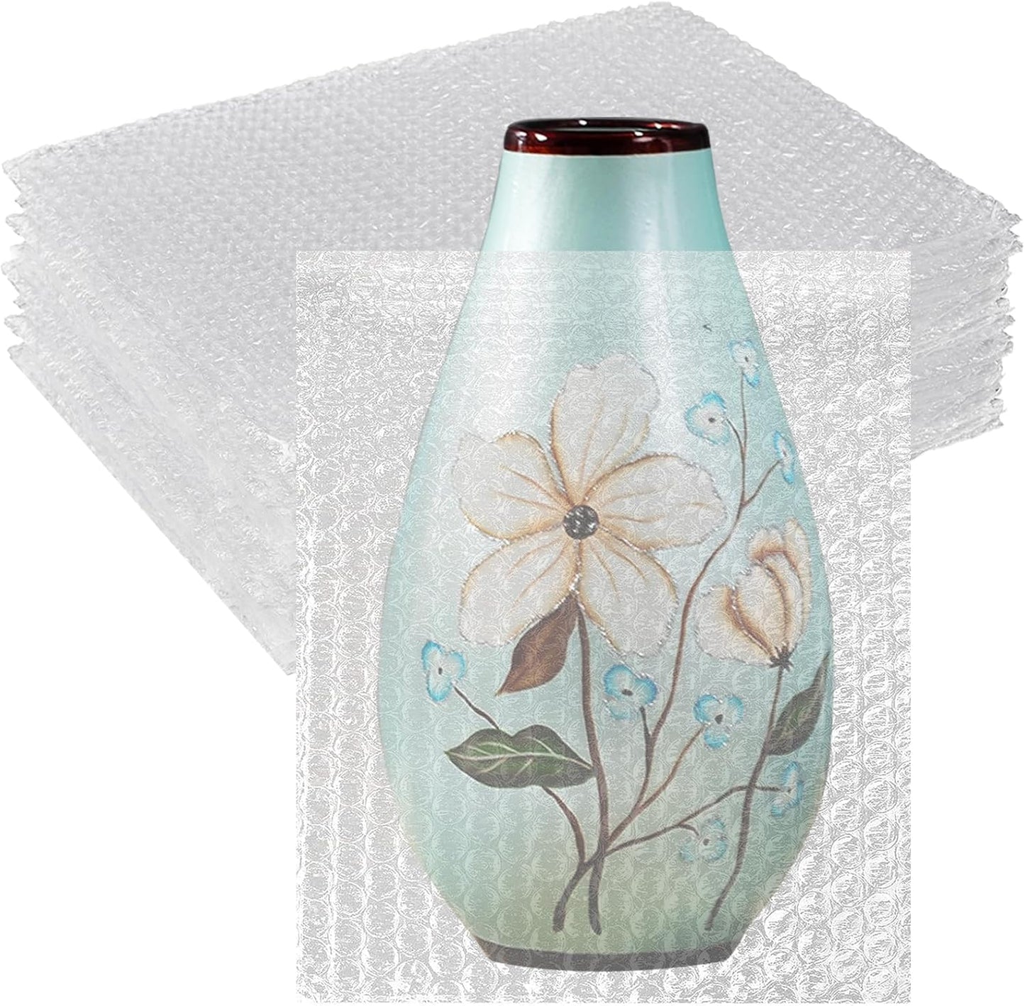 Clear Bubble Out Bags Pouches 14x18 Inch, 20 PCS Moving Supplies for Dishes, Double Walled Shockproof Bubble Cushion Wrap Bags for Storage, Shipping, Packing Supplies for Fragile Items